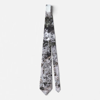 Hunting Camouflage Snow Pattern 4 Neck Tie