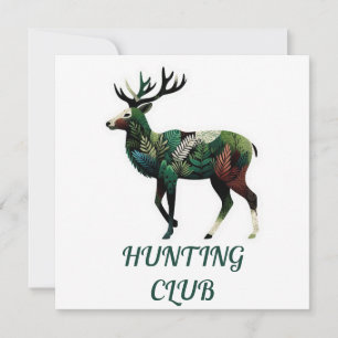 HUNTING CLUB Christmas Holiday Card
