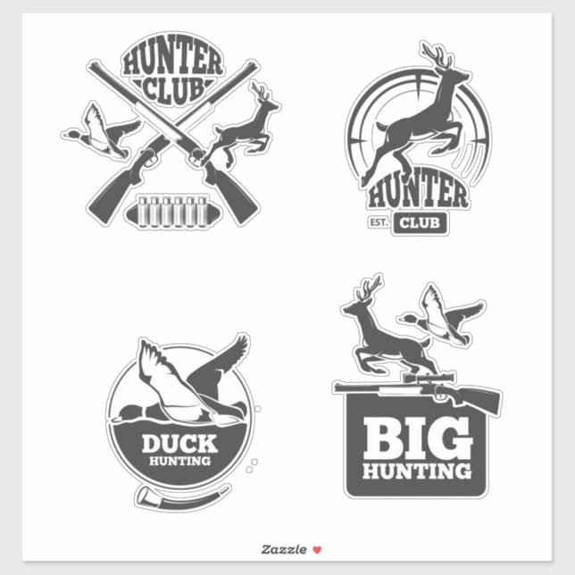 Hunting Club Sticker (Sheet)