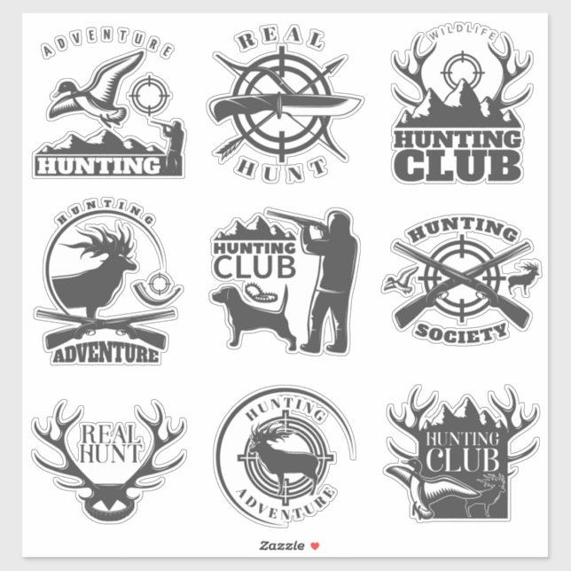 Hunting Club Sticker (Sheet)