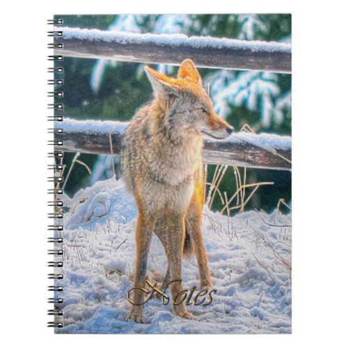 Hunting Coyote Wildlife_supporter Notebook