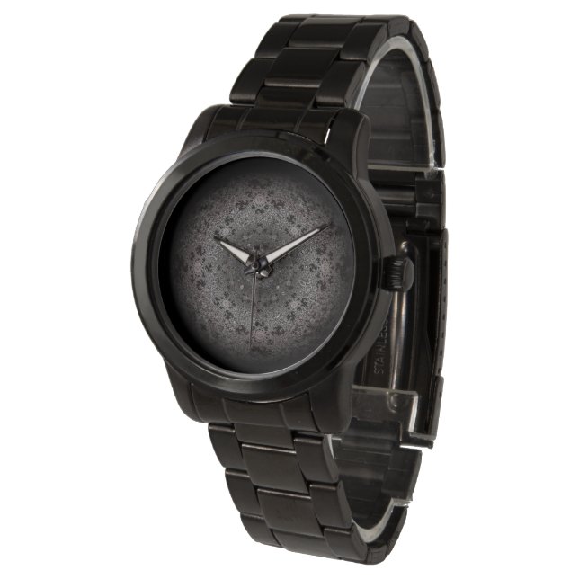 Hunting dark sketch of an eye-like form watch (Angled)