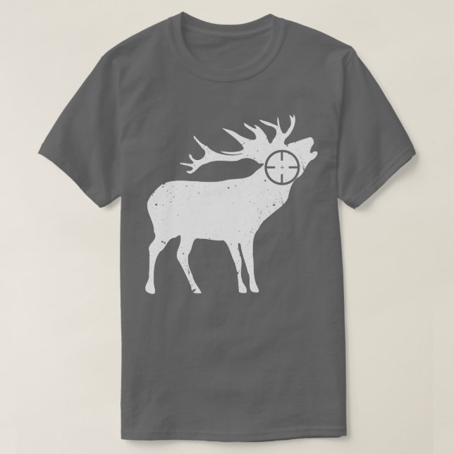 Hunting Deer Forest Sniper Shoot T-Shirt (Design Front)