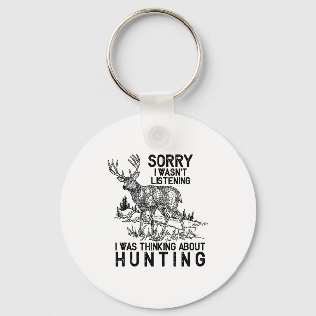 Hunting - Deer Funny Quote Hunter Gift Tank Top  Keychain (Front)