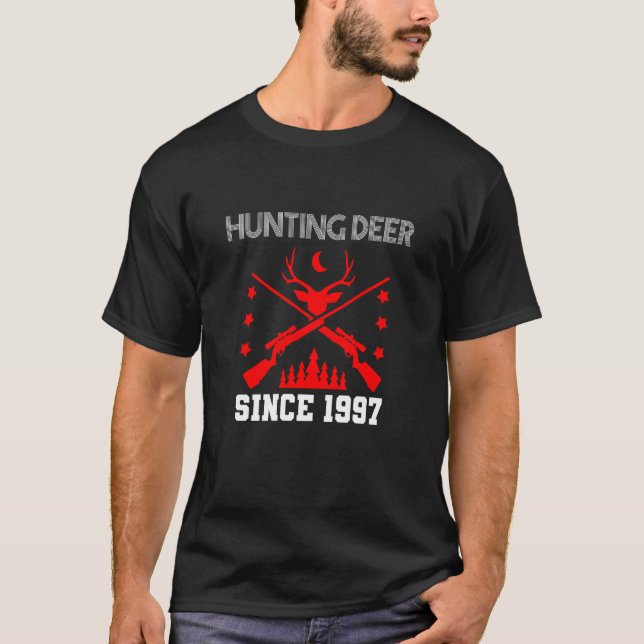Hunting deer since 1997 T-Shirt (Front)