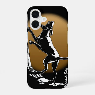 Hunting Dog Art iPhone Cases Coonhound Art Cases