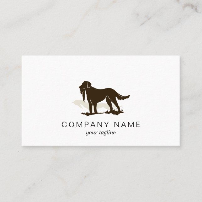 Hunting Dog Business Card (Front)