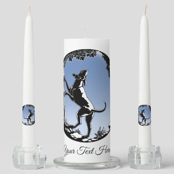 Hunting Dog Candles Custom Hound Dog Art Candles