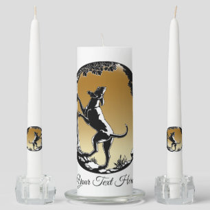 Hunting Dog Candles Custom Hound Dog Art Candles
