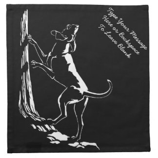 Hunting Dog Napkins Personalized Hound Dog Napkins