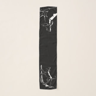 Hunting Dog Scarf Hound Dog Art Scarves