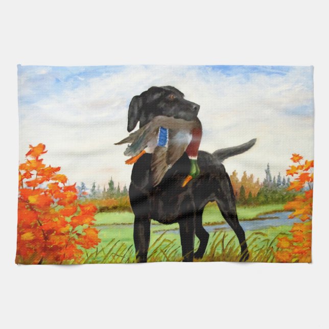 Hunting Dog Towel (Horizontal)