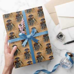 Hunting Dog With Pheasant Game Bird Hunt Sports Wrapping Paper
