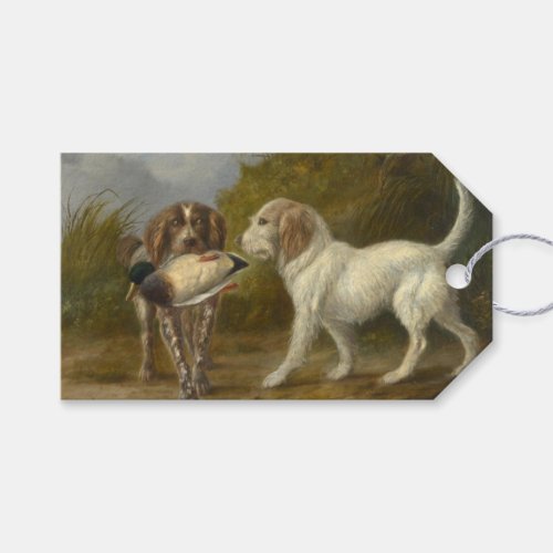 Hunting Dogs by Carlo Ademollo Gift Tags