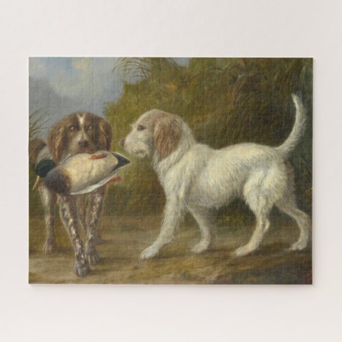 Hunting Dogs by Carlo Ademollo Jigsaw Puzzle
