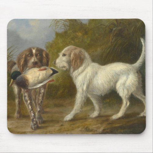 Hunting Dogs by Carlo Ademollo Mouse Pad