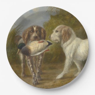 Hunting Dogs (by Carlo Ademollo) Paper Plates