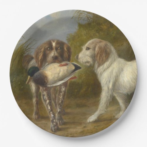 Hunting Dogs by Carlo Ademollo Paper Plates