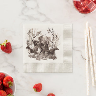 Hunting dogs ,Gun dogs,Hunting season Napkins