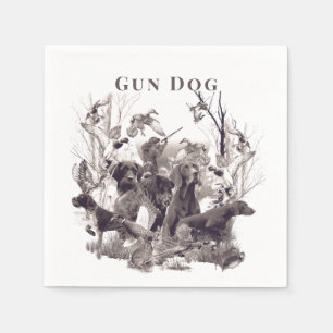 Hunting dogs ,Gun dogs, Hunting season Napkins