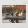 Hunting Dogs in Boat by Winslow Homer Postcard