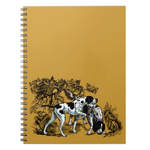 hunting dogs notebook