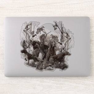 Hunting dogs Sticker