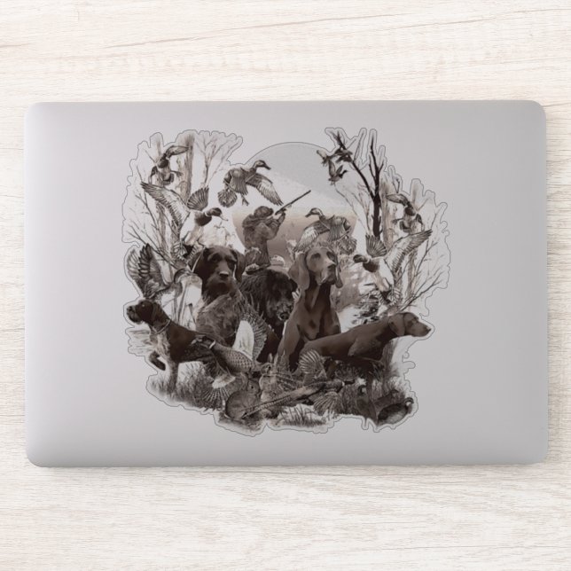 Hunting dogs Sticker (Computer)