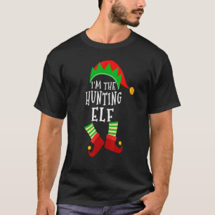 Hunting Elf Matching Family Group Christmas Party T-Shirt