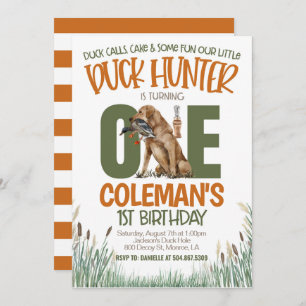 Hunting First Birthday Invitation