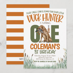 Hunting First Birthday Invitation – Personalized