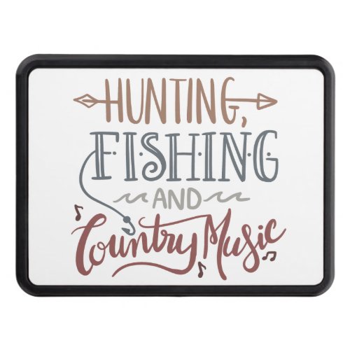 HUNTING FISHING COUNTRY MUSIC HITCH COVER