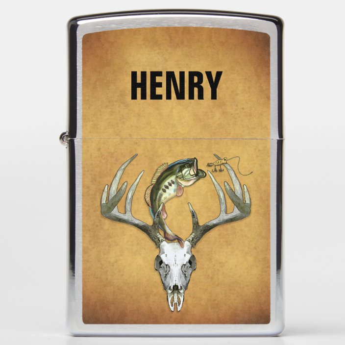Hunting Fishing Themed Zippo Lighter