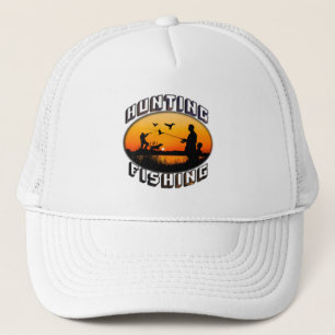 Hunting & fishing trucker hat
