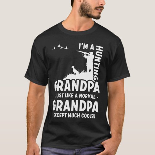 Hunting Grandpa Funny Saying T_Shirt