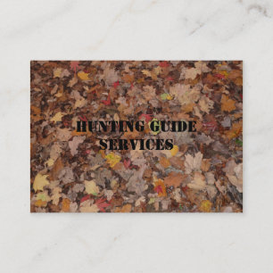 Hunting Guide Services Business Card