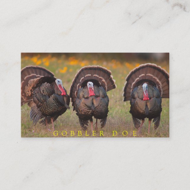Hunting Guide Two-Sided Business Card (Front)