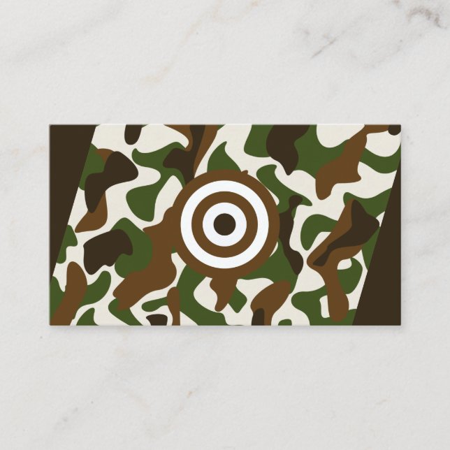 Hunting Gunsmith Trade Repair Maintenance Supplies Business Card (Front)