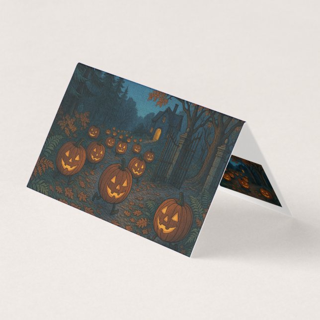 Hunting Halloween pumpkins (Front)