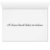 Hunting Hawk # 2 (Inside Horizontal (Bottom))