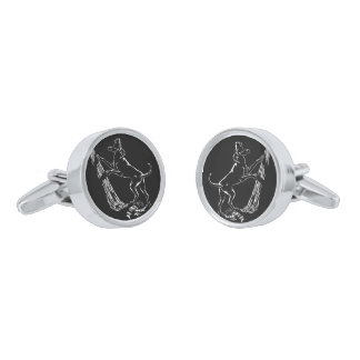 Hunting Hound Dog Cufflinks Personalize Dog Gifts