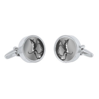 Hunting Hound Dog Cufflinks Personalize Dog Gifts