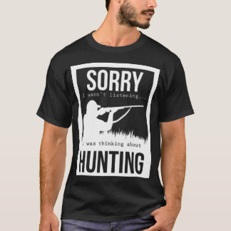 Hunting Hunter Hunting Papa Rifle Forest labrador  T-Shirt