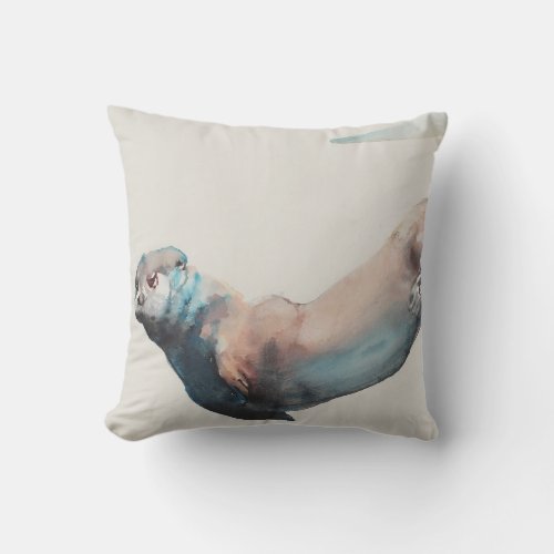 Hunting in the Deep Throw Pillow