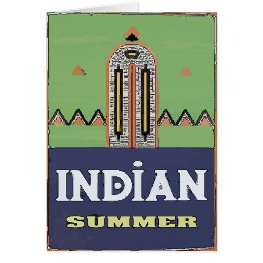 Hunting Indian Summer Cards (Front)