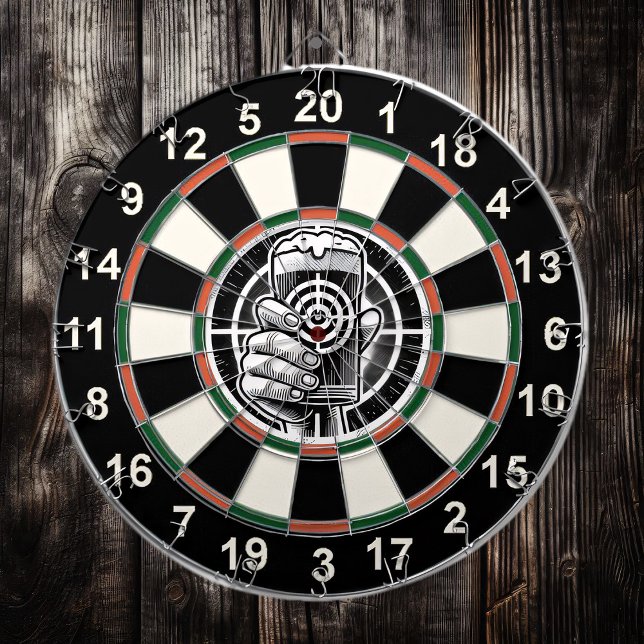 Hunting-Inspired Beer Target Art Dart Board (Creator Uploaded)