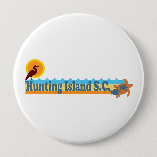 Hunting Island. Button (Front)