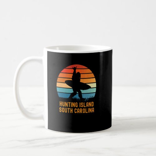 Hunting Island  South Carolina Sasquatch Souvenir  Coffee Mug