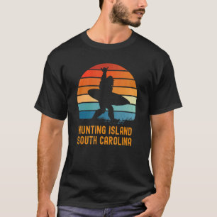 Hunting Island South Carolina Sasquatch Souvenir T-Shirt