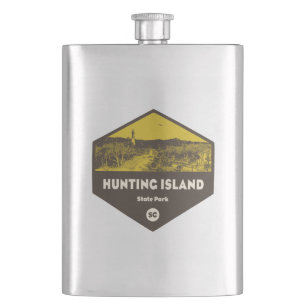Hunting Island State Park South Carolina Flask